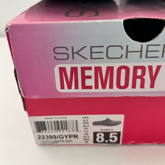 NEW NWT Womens Skechers Flex Memory Foam Lights Out sneakers tennis shoes 8.5 - Picture 5 of 5